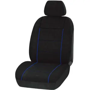 1 Housse Universelle Siège Avant Voiture 1er Prix Noir Et Bleu