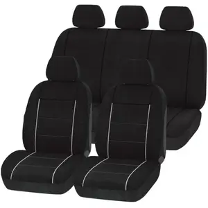 Jeu Complet De Housses Universelles Voiture 1er Prix Noir Et GrisVendu parnorauto