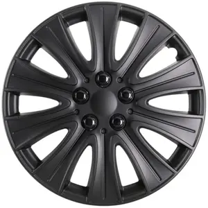 4 Enjoliveurs Noir Brillant Norauto 14 Pouces pas cher