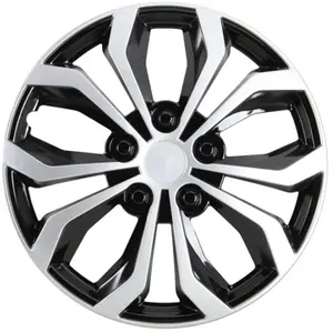4 Enjoliveurs Gris/noir Norauto Coq 14 Pouces pas cher