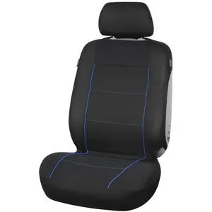 1 Housse Universelle Siège Avant 1er Prix Noir Et Bleu pas cher