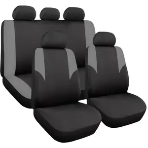 Jeu Complet De Housses Universelles Voiture 1er Prix Noir Et GrisVendu parnorauto