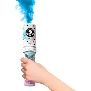 Fumigène à main Baby Shower 45s (Garçon) pas cher