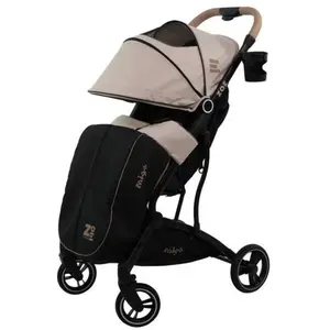 Poussette compacte ZOE dès 6 mois - 22 Kg max pliable à une main  -  Couvre-jambes habillage pluie et sac de transport inclusVendu parcdiscount