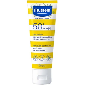 Mustela lait solaire très haute protection SPF50+ 40ml pas cher