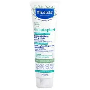 Comparateur de prix : Mustela Stelatopia+ Crème Relipidante Anti-grattage Bio | 150 ml