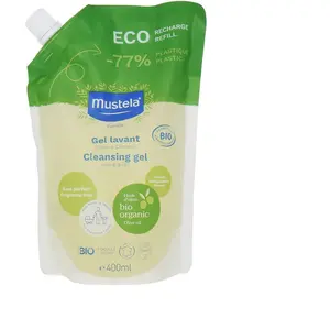 Comparateur de prix : Mustela BIO gel lavant corps et cheveux pour bébé recharge 400 ml
