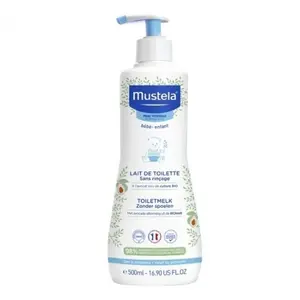Comparateur de prix : Mustela Lait de Toilette Sans Rinçage 500ml