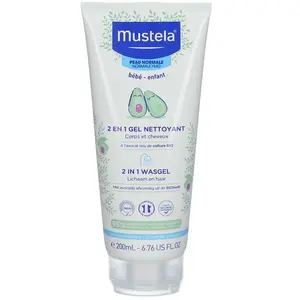 Comparateur de prix : Mustela Gel Nettoyant 2 en 1 Peau Normale 200ml