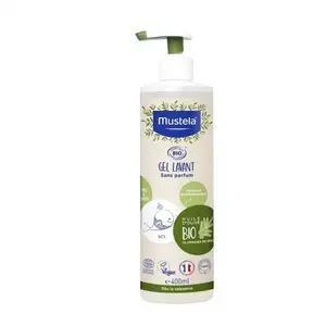Mustela gel lavant certifié bio corps & cheveux 400ml pas cher