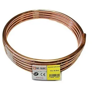 Comparateur de prix : COPPER DISTRIBUTION Tube d'alimentation cuivre recuit, diam. 14 x 16 mm, en couronne de 5 m