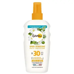 Lovea Solaire Spray Hydratant Monoï de Tahiti SPF30 150ml pas cher