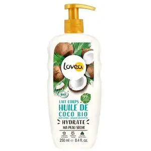 Comparateur de prix : Lovea - Lait Corps Huile de Coco Bio Certifié BIO Crème et lait hydratant 250 ml female