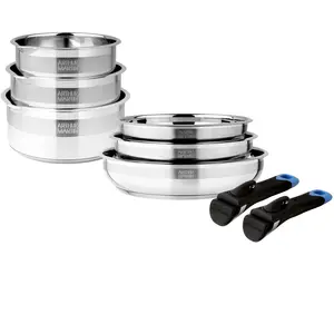 Batterie de cuisine ARTHUR MARTIN 10 pièces AM2216