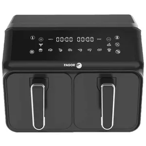 Comparateur de prix : Airfryer 8L - FAGOR - Friteuse sans huile 2 cuves de 4L - 2200W - 8 pr...