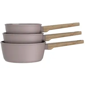 Lot De 3 Casseroles Arthur Martin Alu Forge Ceramique
