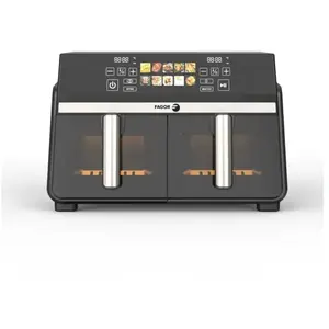 Friteuse sans huile 2x5l 2200w noir - Fagor - fg8633 pas cher