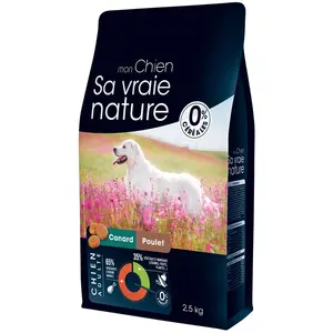 Croquettes Chien Sans Céréales   Sa Vraie Nature Canard Poulet Faisan ... pas cher