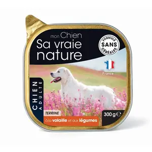 Boîte Chien - Sa vraie nature® Terrine Volaille et Légumes - 300 g pas cher