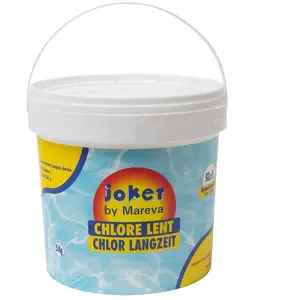 Chlore lent Joker MAREVA galets pour piscine - 5 kg - 250 g - 100766UVendu parcdiscount