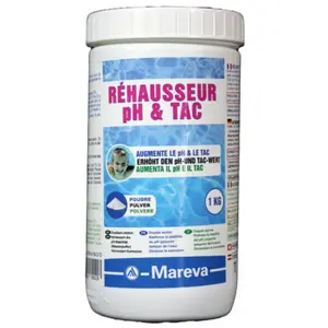 Comparateur de prix : Mareva - Réhausseur ph et tac 1 Kg - 160021