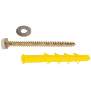 Cheville à expansion jaune - ø 12 mm - Boîte de 25 pièces Ing Fixation pas cher