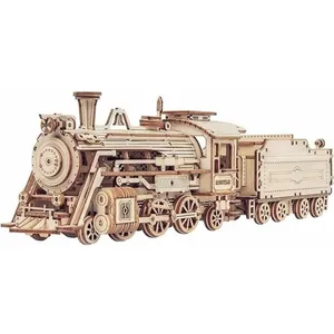 Puzzle 3D Bois Robotime Artisanat de Construction Former des Kits de m... pas cher