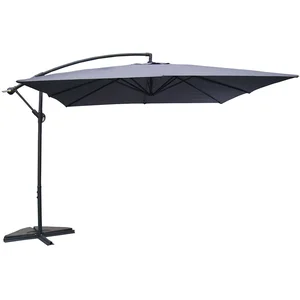 Comparateur de prix : Parasol carré 3x3m gris SOLENZARA, Concept Usine TU