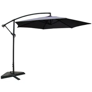 Comparateur de prix : Parasol déporté rond diamètre 300cm gris PORTICIO, Concept Usine TU