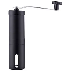 Comparateur de prix : Moulin à café manuel en acier inoxydable portable -noir