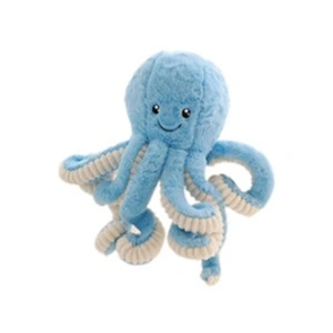 Non communiqué Animal en peluche poulpe souriant 40 cm -bleu pas cher