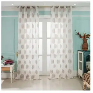 Fence Garden Paire de Voilages "Coquillages" (140x260 cm - Taupe) pas cher