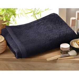 Becquet Drap de bain gris anthracite LAUREAT en coton pas cher