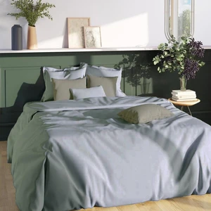 Parure polycoton TERTIO® -Gris perle pas cher