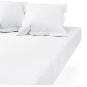 3S. x Tertio (Nos Unis) Drap-housse gaze de Coton TERTIO® - Blanc pas cher