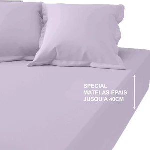 3S. x Tertio (Nos Unis) Drap-housse grand bonnet XL Coton Tertio® - Li... pas cher