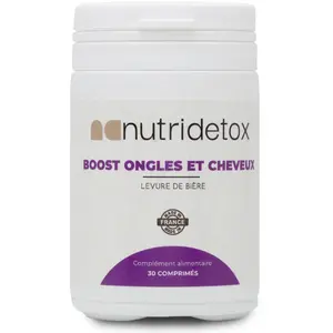 Nutridetox Boost Ongles & Cheveux - Levure de bière pas cher
