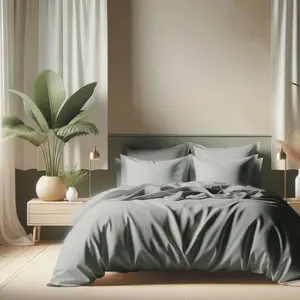 Housse de couette coton TERTIO® - Tilleul pas cher