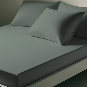 Drap-housse coton TERTIO® - Lichen pas cher