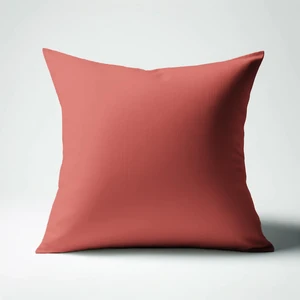 Taie d'oreiller coton TERTIO® - Terracotta pas cher