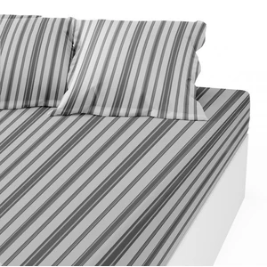 3S. x Collection (Nos Imprimés) Drap-housse coton MARKUS - Gris pas cher