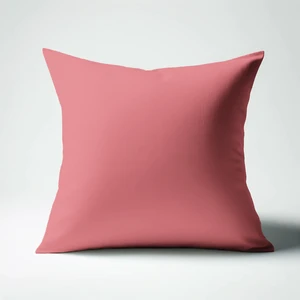 Taie d'oreiller coton TERTIO® - Vieux Rose pas cher