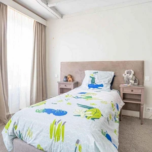 3S. x Collection (Nos Imprimés) Parure de lit coton CROCODILE pas cher