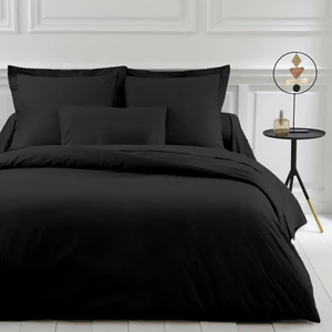 Housse de couette polycoton TERTIO® - Noir pas cher
