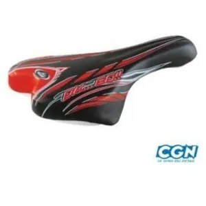 Selle enfant junior 20/24 pouces monte grappa 998 ok go noir/rouge ave... pas cher