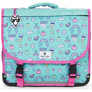 Cartable enfant Pol Fox Kawai Bleu 38x14x32 cm P9-CA38-KAWAI