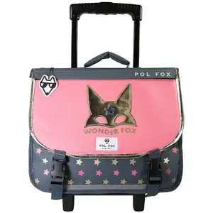 Cartable à roul. 38 cm wonderfox glitter pas cher