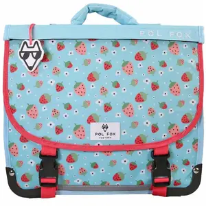 Cartable 35 cm pol fox strawberry pas cher
