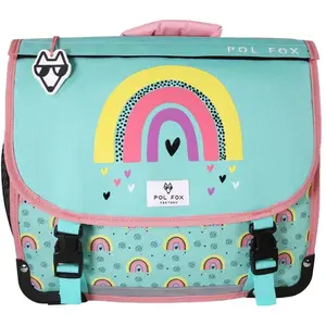 Cartable 35 cm pol fox rainbow pas cher