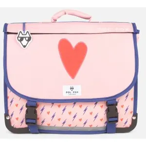Comparateur de prix : Cartable scolaire Pol Fox Heart 38 cm Rose